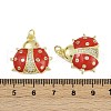 Brass Micro Pave Cubic Zirconia Pendants KK-H072-02G-3