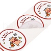 120 Round Paper Christmas Cartoon Sticker Rolls DIY-M070-09B-3