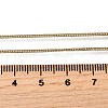 1.2MM 304 Stainless Steel Wheat Chain Necklaces for Men STAS-V011-03A-G-5