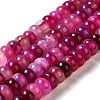 Natural Agate Beads Strands G-H295-C03-02-2