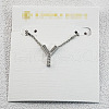 Brass Initial Pendant Necklaces for Women FS-WG8E27F-51-1