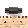 Ion Plating(IP) Smooth 304 Stainless Steel Magnetic Clasps with Glue-in Ends STAS-H402-63B-5MM-3