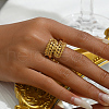 Brass Adjustable Finger Rings for Women ZV7017-3-4