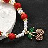 Brass Stretch Bracelets BJEW-C098-03-3