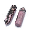 Natural Rhodonite Pointed Beads G-G795-02-19-2