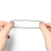 Plastic Telephone Cord Elastic Hair Ties OHAR-T006-36-5