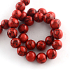 Synthetical Turquoise Gemstone Round Bead Strands TURQ-R035-8mm-04-2