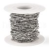 304 Stainless Steel Bone Link Chains CHS-G025-15P-3
