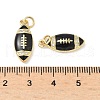 Brass Micro Pave Cubic Zirconia Pendants KK-Q068-58G-01-3