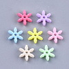 Opaque Solid Color Acrylic Paddle Beads MACR-T030-01-1