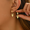 Stainless Steel Deer Hoop Earrings MQ5352-1