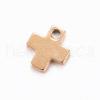 201 Stainless Steel Tiny Cross Charms STAS-D445-109-1