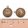 Tibetan Style Alloy Pendants X-TIBEP-R191-AB-FF-3