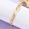 304 Stainless Steel Cable Chain Bracelets for Women BJEW-U038-01G-2