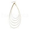 304 Stainless Steel Cardano Chain Multi Layered Necklaces for Women NJEW-U025-01G-02-2