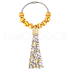Imitation Leather Tassel Pendant Decorations AJEW-WH20011-20A-1
