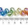 Electroplate Glass Beads Strands EGLA-D300-02-8mm-4