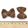 Bowknot Shape Polymer Clay Rhinestone Beads CLAY-NH0001-05B-3