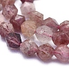 Natural Strawberry Quartz Beads Strands G-L552O-04-6mm-2