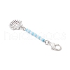 8Pcs Marine Animals Zinc Alloy Pendant Decorations HJEW-JM03229-5