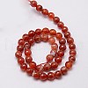 Natural Agate Beads Strands G-G580-8mm-04-2