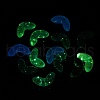 UV Plating Transparent Acrylic Beads X-SACR-L005-09-2