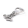 Tibetan Style 304 Stainless Steel Manual Polishing Big Pendants STAS-G276-04AS-3