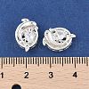 Rack Plating Brass Micro Pave Cubic Zirconia Beads KK-F879-01S-02-3