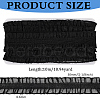 FINGERINSPIRE 10M Polycotton Pleated Elastic Lace Ribbon OCOR-FG0002-62A-01-2