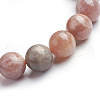 Natural Sunstone Stretch Bracelets X-BJEW-E373-10mm-04-2