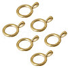CHGCRAFT 6Pcs Brass Twister Clasps FIND-CA0009-39-1