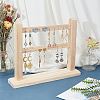 2-Tier Wood Earring Display Stand EDIS-WH0016-025-5