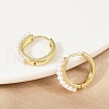 Brass ABS Imitation Pearl Hoop Earrings EJEW-M082-04G-5