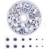 Black Wiggle Eye Need Glue on Round Moving Wobbly Googly Eyes 4-9mm KY-PH0001-01-1