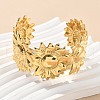 304 Stainless Steel Cuff Bangles for Women AJEW-P127-19G-2
