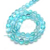 Synthetic Moonstone Beads Strands X-G-F142-10mm-03-2