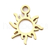 304 Stainless Steel Pendants STAS-M117-01A-G-1
