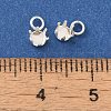 Ion Plating(IP) 304 Stainless Steel Charms Rhinestone Claw Settings X-STAS-U025-02A-S-3