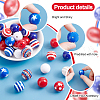   1 Set Mixed Style Acrylic Round Beads Sets SACR-PH0001-52F-4