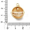 Brass Pendants KK-D367-01G-B-3