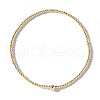 Luxury Brass Round Beads Stretch Bracelets for Men Women KL5990-5-1