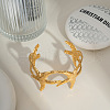 Stainless Steel Open Cuff Bangles for Women FY9239-4