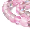 Synthetic Moonstone Beads Strands G-E573-01A-11-3
