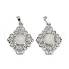 Natural Quartz Crystal Pendants G-Z077-01P-15-1