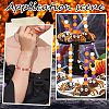 SUNNYCLUE 1200Pcs 4 Colors Halloween Themed Opaque Acrylic Beads MACR-SC0001-43-5