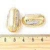 Electroplated Natural Baroque Keshi Pearl Beads KK-P305-01G-3