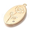 Brass Micro Pave Cubic Zirconia Pendants KK-U038-05G-11-2
