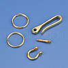   Brass Swiveling U-Hook KK-PH0001-42G-4