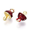 Alloy Enamel Pendants PALLOY-T090-50-2