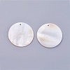 Shell Pendants X-BSHE-P026-07-2